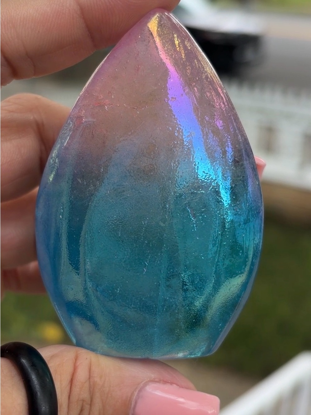 Angel Aura Quartz Freeform - Picture 6 of 12